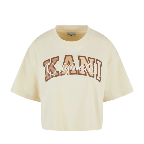Karl Kani Γυναικεία κοντομάνικη μπλούζα Serif Originator Crop Tee